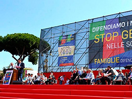 Sì alla famiglia - Roma, 20 giugno 2015 - L'intervento di Giacomo Ciccone dal palco